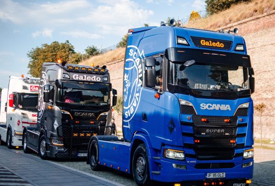 Flotă transport – pregătire livrare România