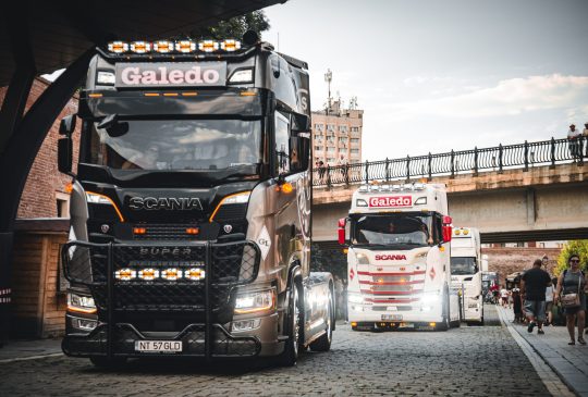 Transport rutier internațional - flota Galedo Logistic